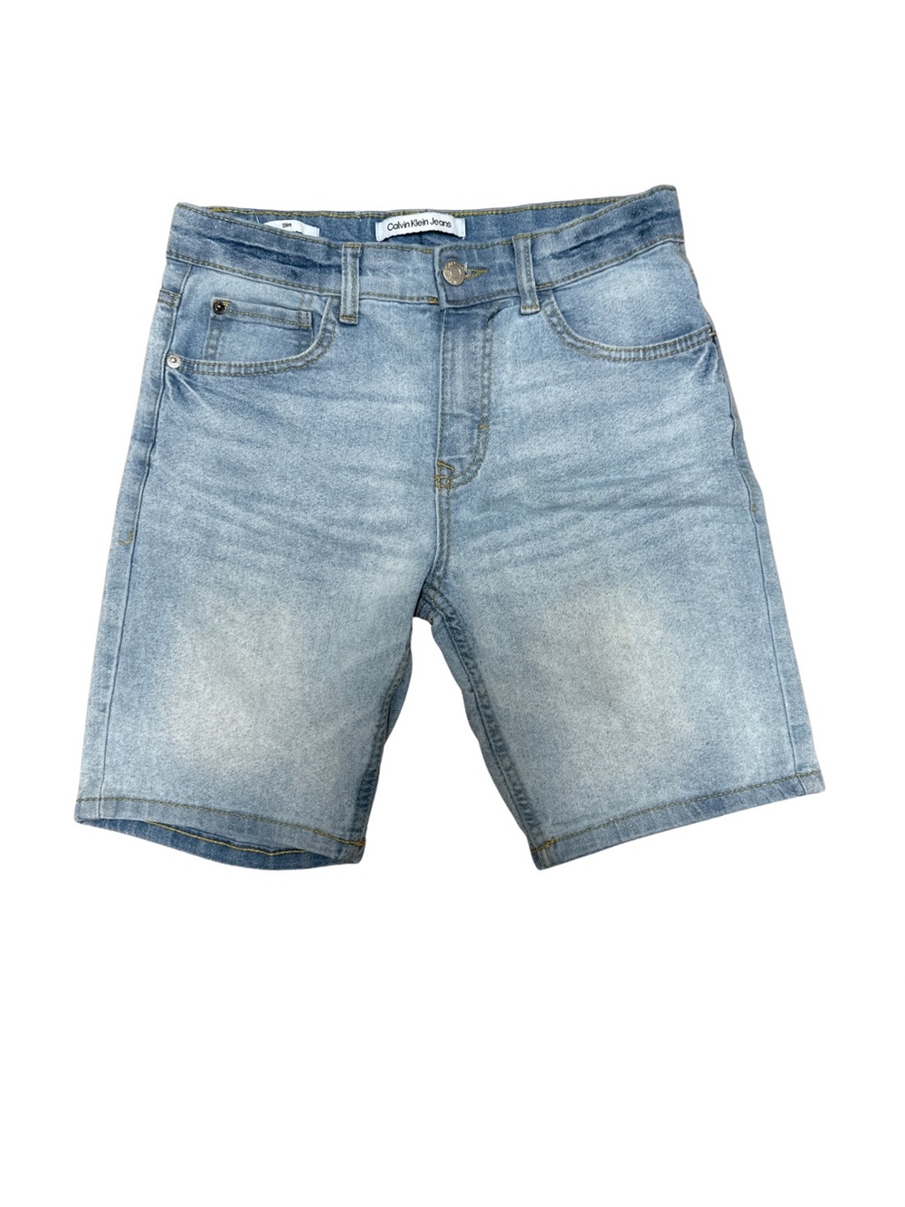 Calvin Klein Jeans Light Blue Denim Boys Shorts Size 12